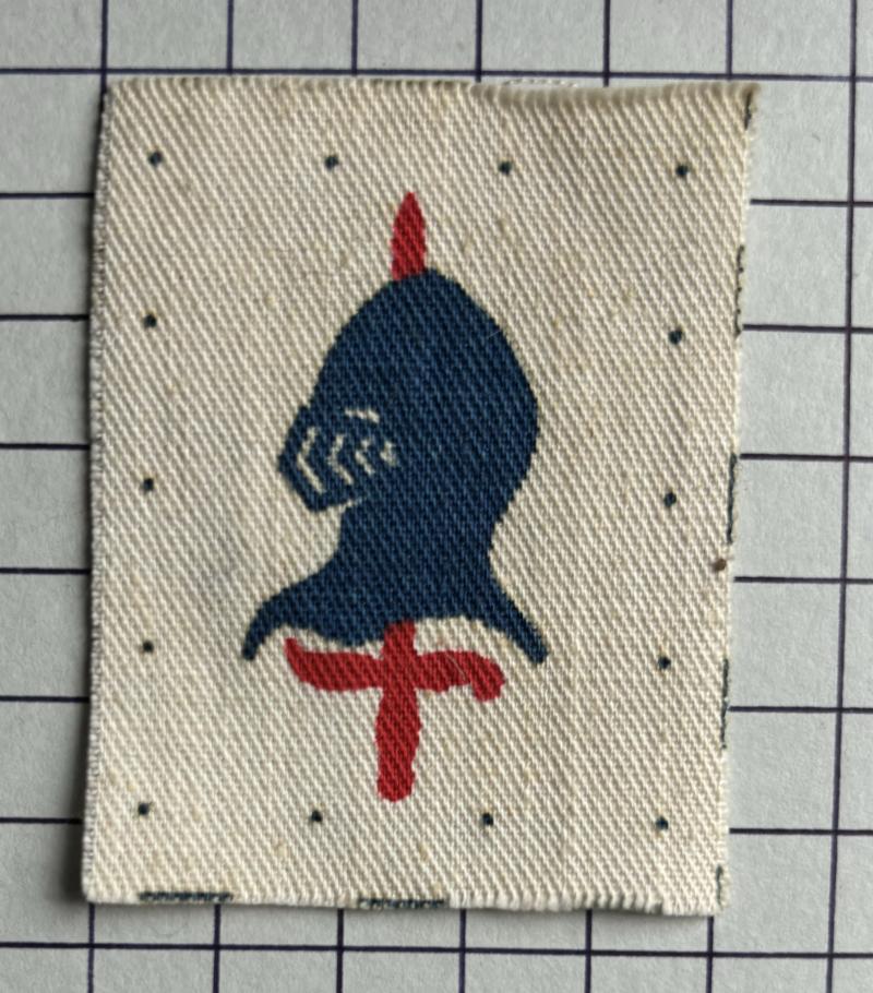 c1947-50 1st Pattern 56th (London) Armoured Division Territorial Army (TA) Printed Formation Sign