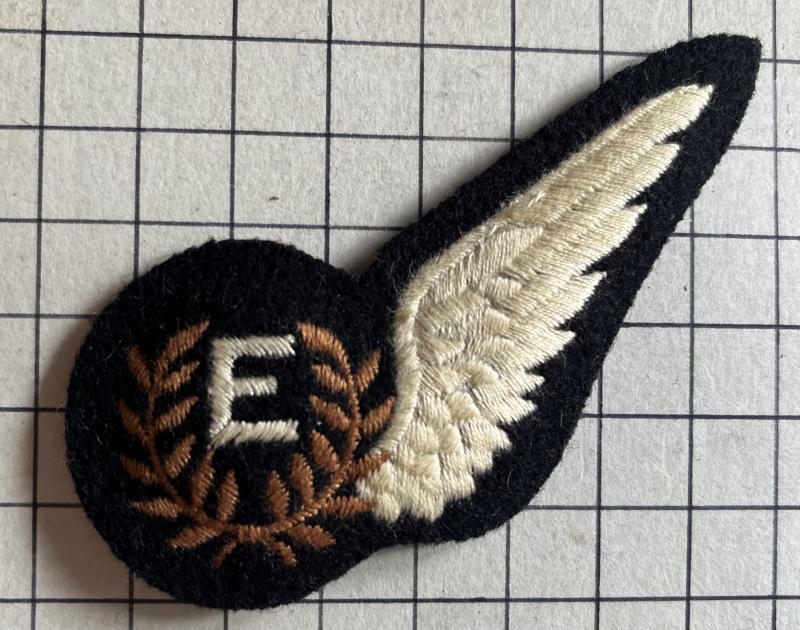 Cold War Era Royal Air Force (RAF) Flight Engineer Brevet Half Aircrew Wing Qualification Badge
