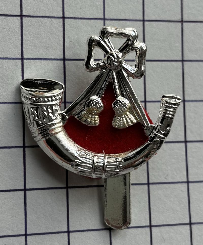 c1990s Light Infantry (LI) 'New Metal' Cap Badge FIRMIN