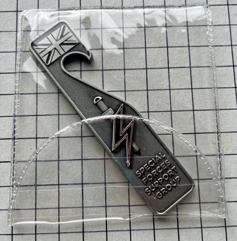Special Forces Support Group (SFSG) PRI Regimental Bottle Opener Challenge Coin