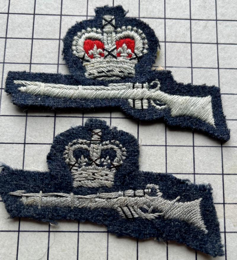 c1950s Air Training Corps (ATC) Cloth Marksman Badges RAF