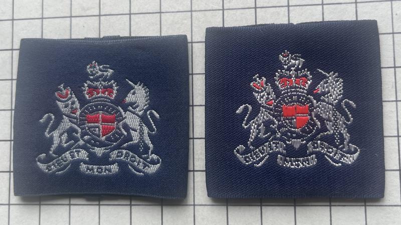 RAF 2 x Variations Warrant Officer Slip-On Rank Slide Rank Badges