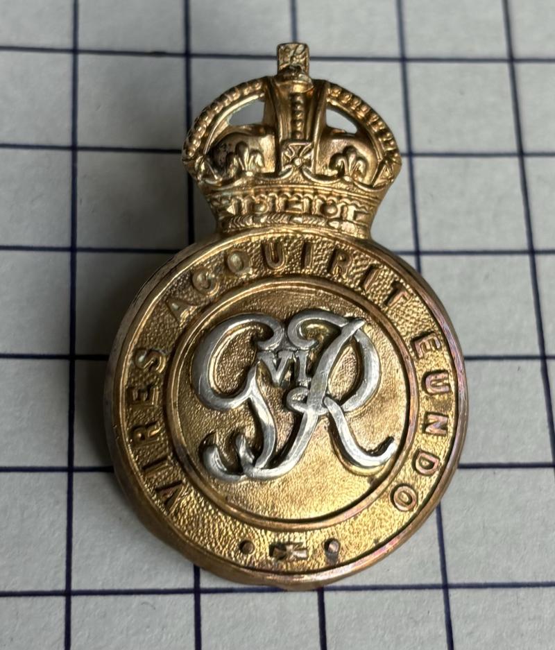 c1936-52 Royal Military College (RMC) Sandhurst Cap Badge