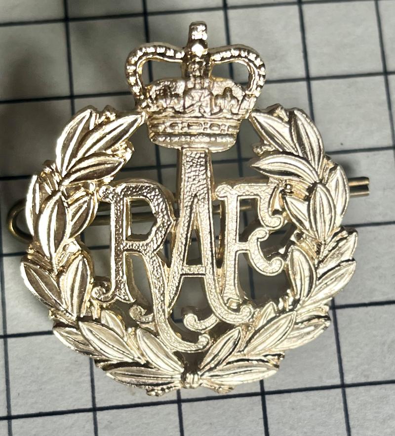 Royal Air Force (RAF) Anodised Aluminium Cap Badge