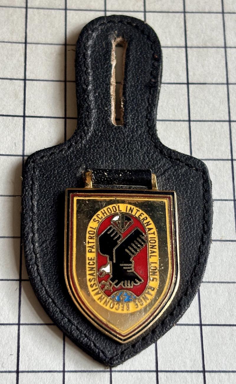 International Long Range Reconnaissance Patrol School (ILRRPS) Fob Pocket Badge German Maker SAS SBS SRR