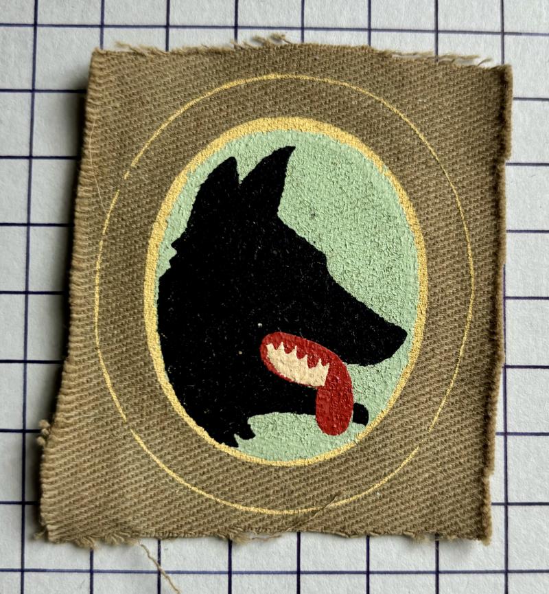 cWW2 Sussex and Surrey District (South - Eastern Command) Painted Formation Sign Patch