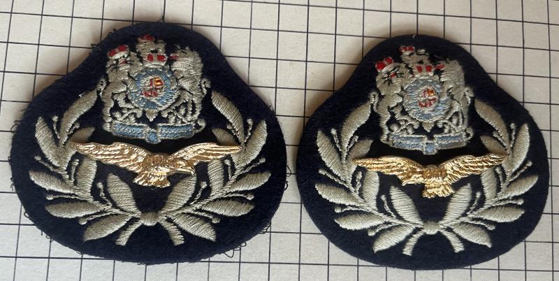 Royal Air Force (RAF) Master Aircrew Warrant Officer Rank Badges