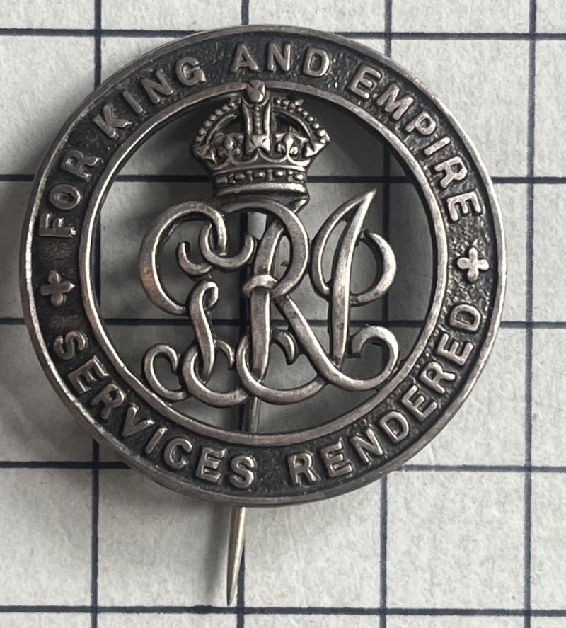 WW1 Silver War Badge (SWB) Thomas PATERSON Royal Scots Regiment Later Labour Corps