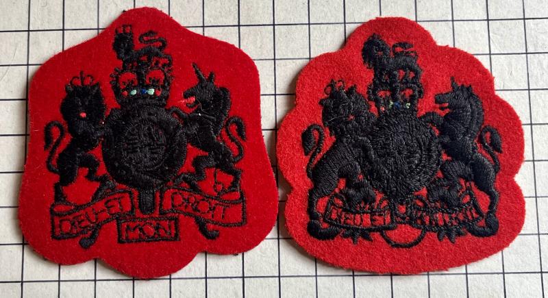 2x WO1 2nd King Edward VII's Own Gurkha Rifles (The Sirmoor Rifles) Rank Badges