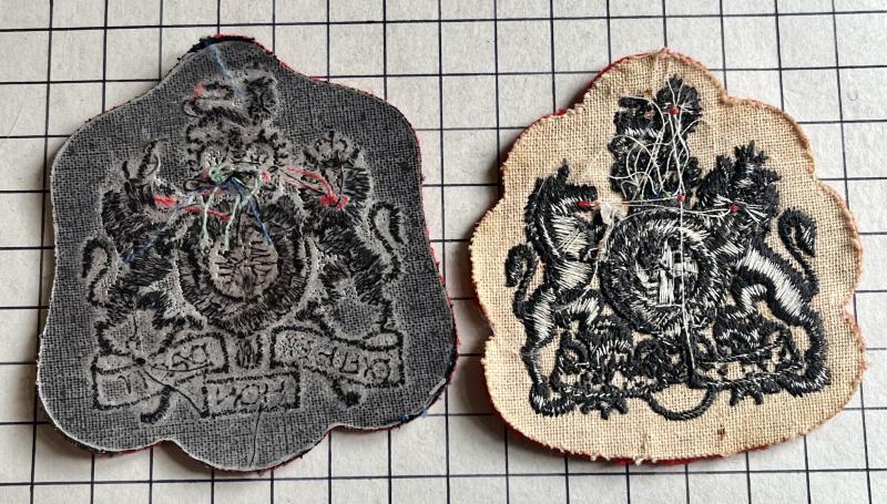 2x WO1 2nd King Edward VII's Own Gurkha Rifles (The Sirmoor Rifles) Rank Badges