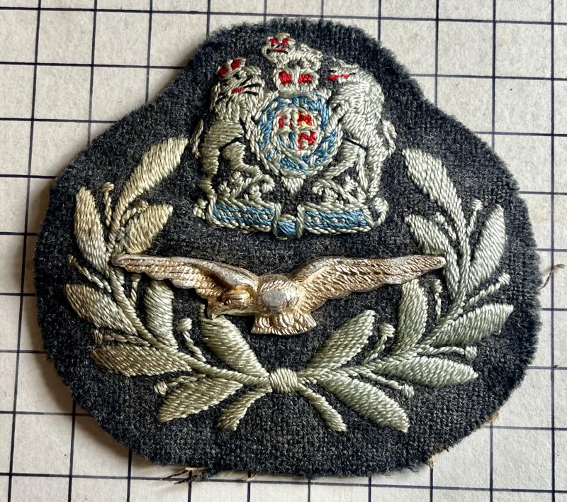 Cold War Era Royal Air Force (RAF) Master Aircrew Warrant Officer Rank Badge