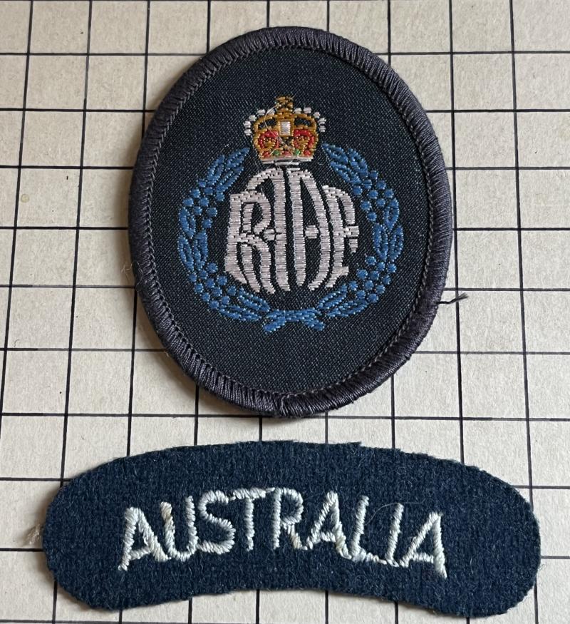 Royal Australian Air Force (RAAF) Other Ranks (ORs) Cloth Cap Badge