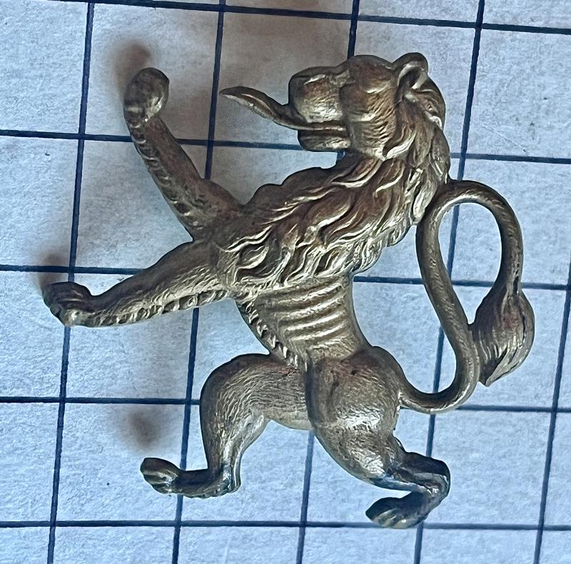 cWW2 Belgium Army in Exile (Free Belgique Forces) Cap Badge