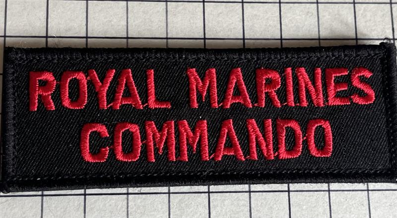 Royal Marines (RM) New Shoulder Title Tab Badge Patch