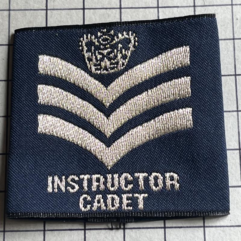 Air Training Corps (ATC) Flight Sergeant Instructor Cdt Slip-On Rank Slide Badge