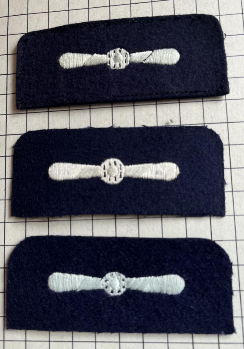 Leading Aircraftman (LAC) Royal Air Force (RAF) 3 x Rank Badges