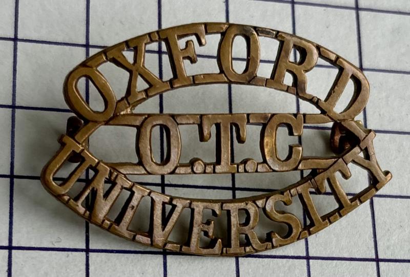 Oxford University Officer Training Corps (OTC) Shoulder Title Badge