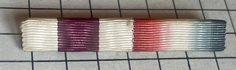 cWW1 Military Cross & 1915 Star Medal Ribbon Bar