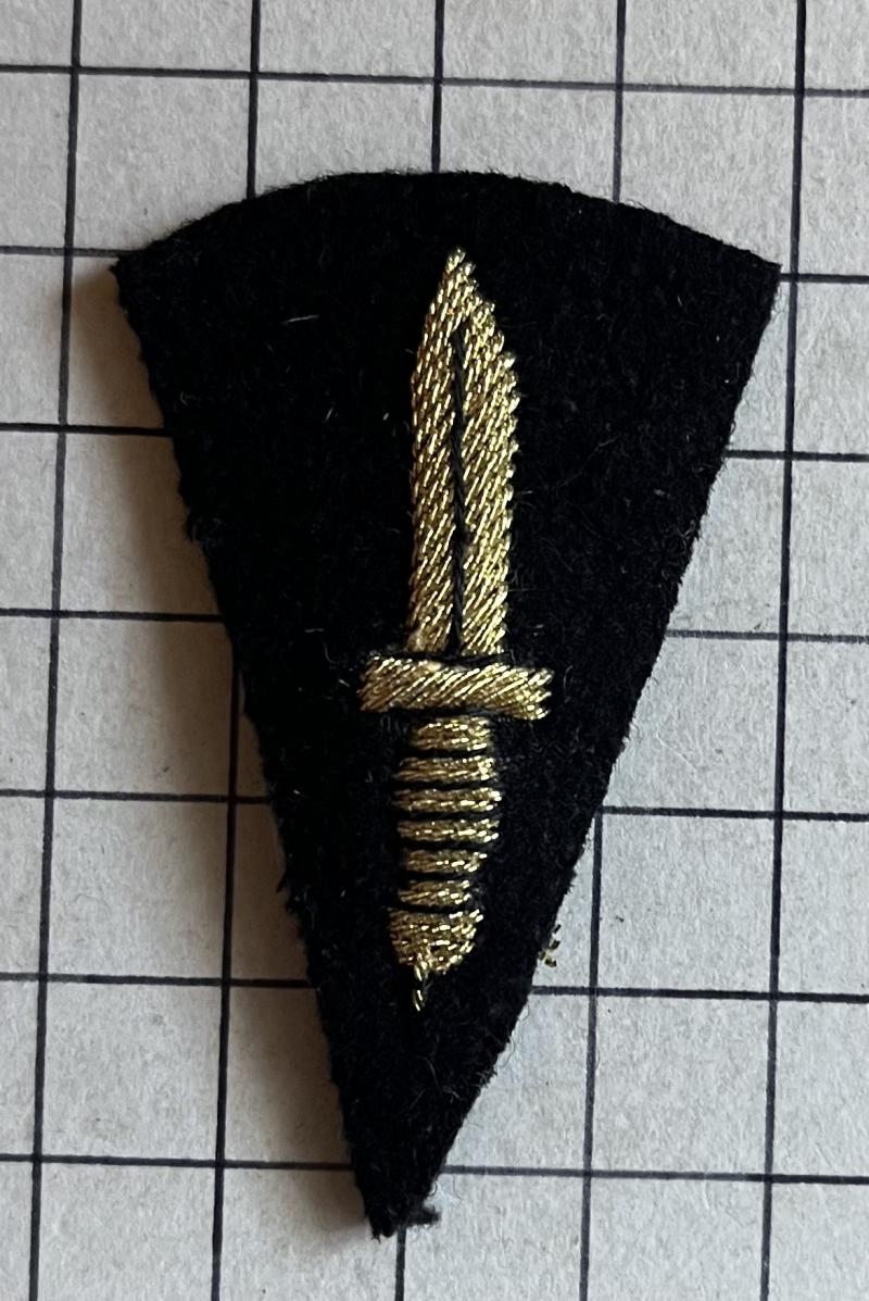 All Arms Commando Dagger Wire Embroidered Mess / No1 Dress Badge