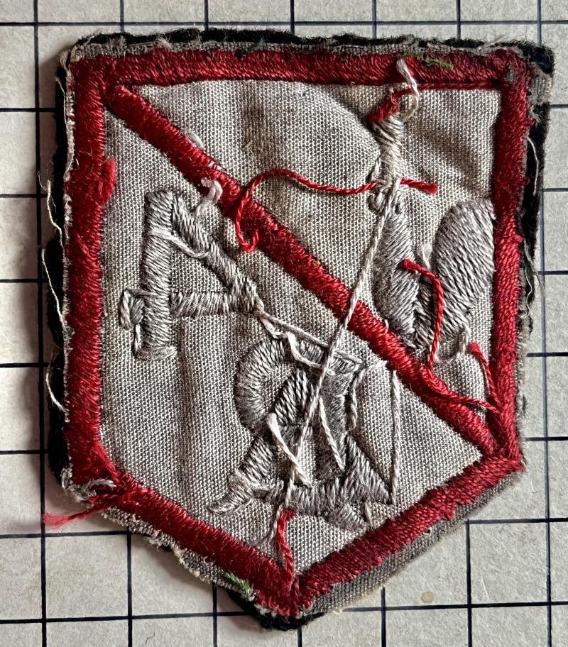Vintage Irish Defence Force 4th Garrison Military Police Company Unit Patch Badge