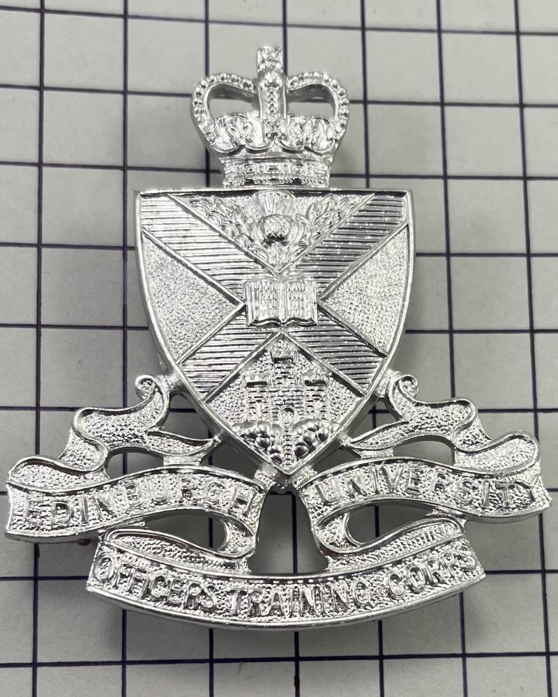 Edinburgh University O.T.C. Scarce Anodised Cap Badge