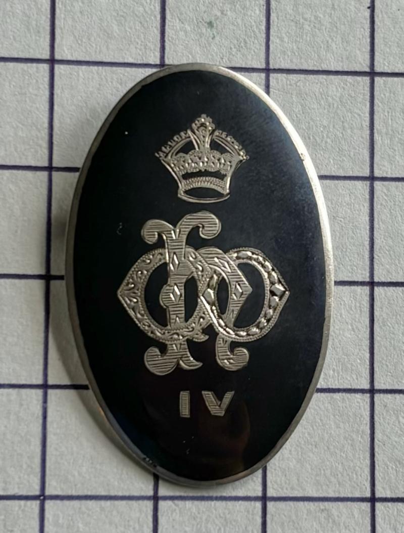 The 4th Queen's Own Hussars (QOH) Regt Silver Sweetheart Brooch Badge