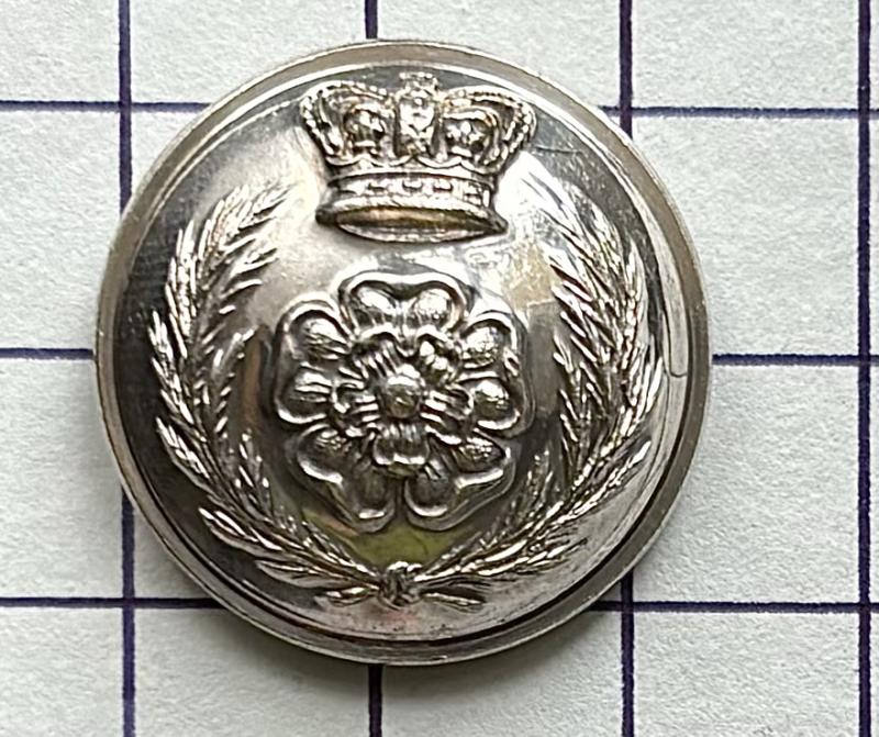 1st Royal Lancashire Militia (Duke Of Lancaster's Own) Silver Plated Officer Pattern Button