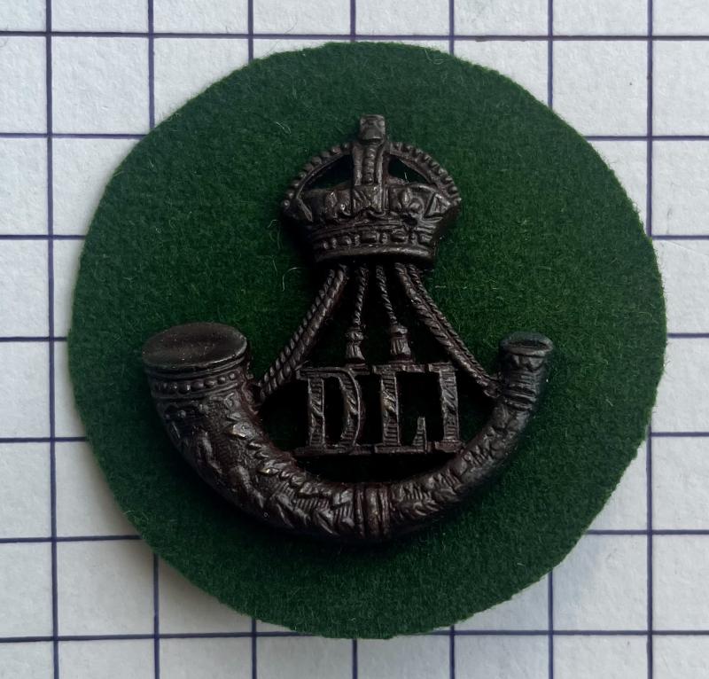 Durham Light Infantry (DLI) Officer's Service Dress Cap Badge