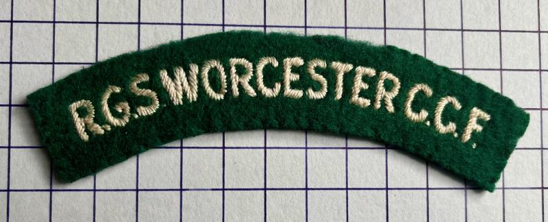 Royal Grammar School Worcester C.C.F. Shoulder Title