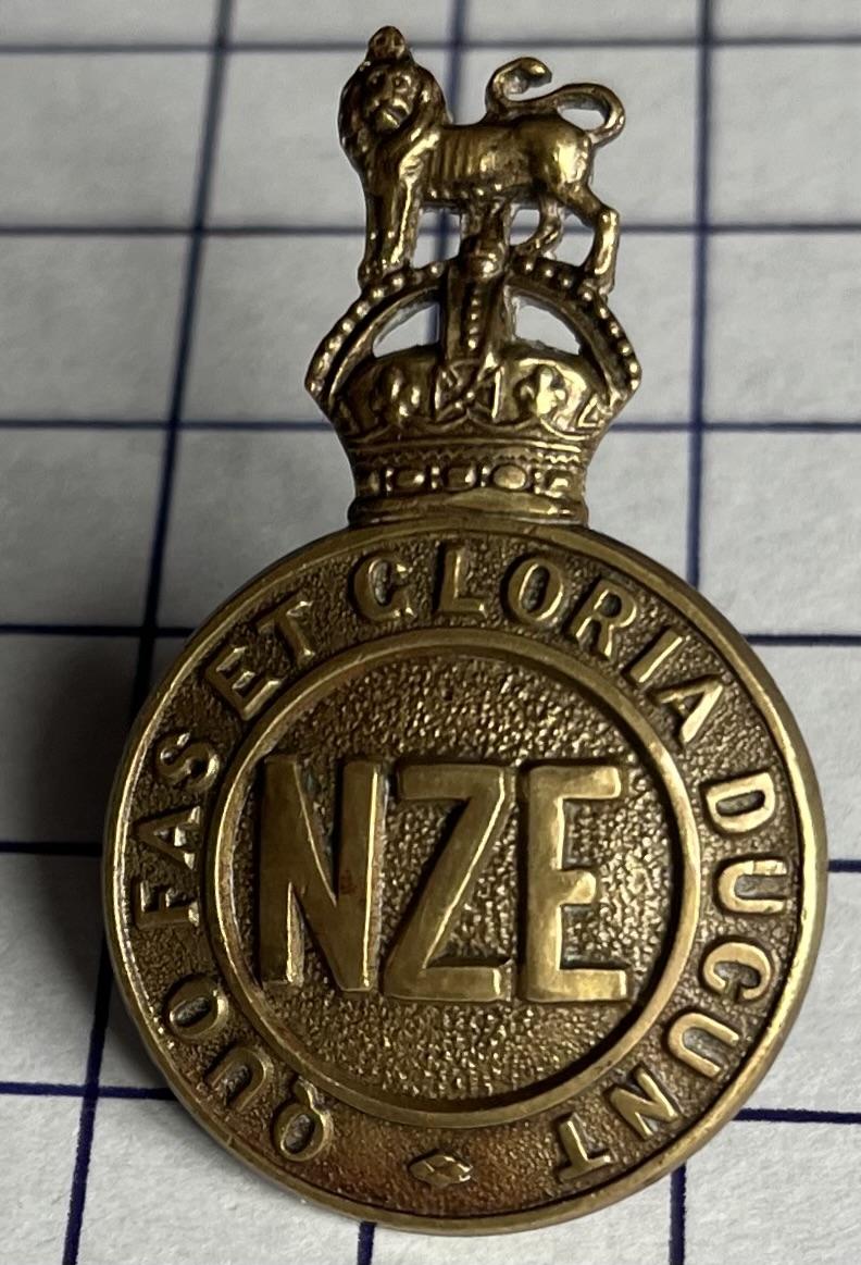 Corps of New Zealand Engineers Pre-1947 Cap Badge