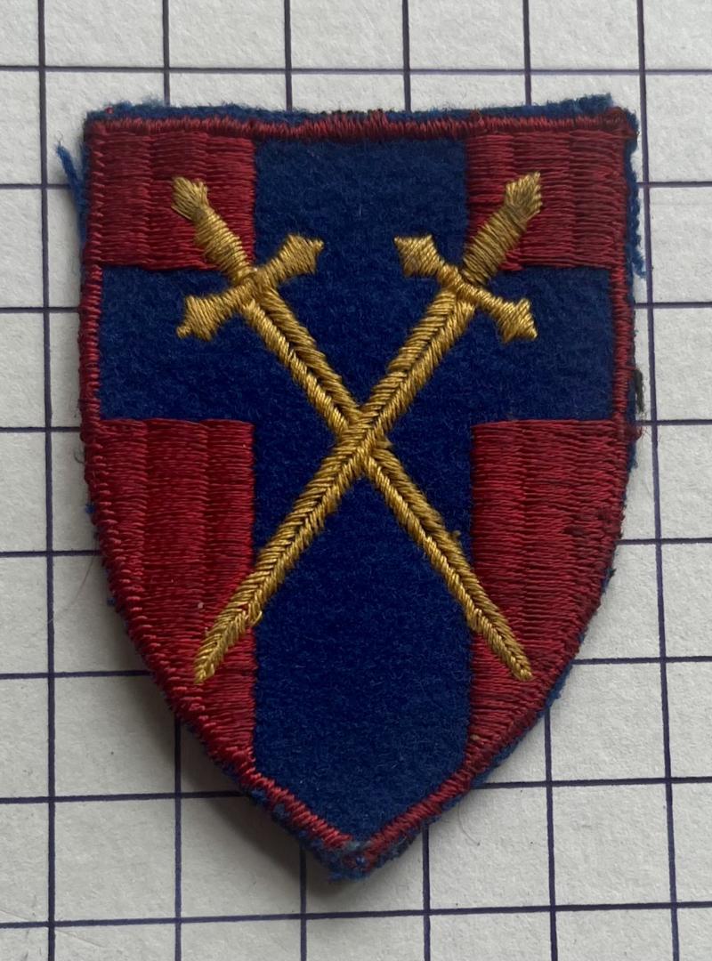 cWW2 21st Army Group Headquarters Formation Sign Woven Embroidered Patch Badge