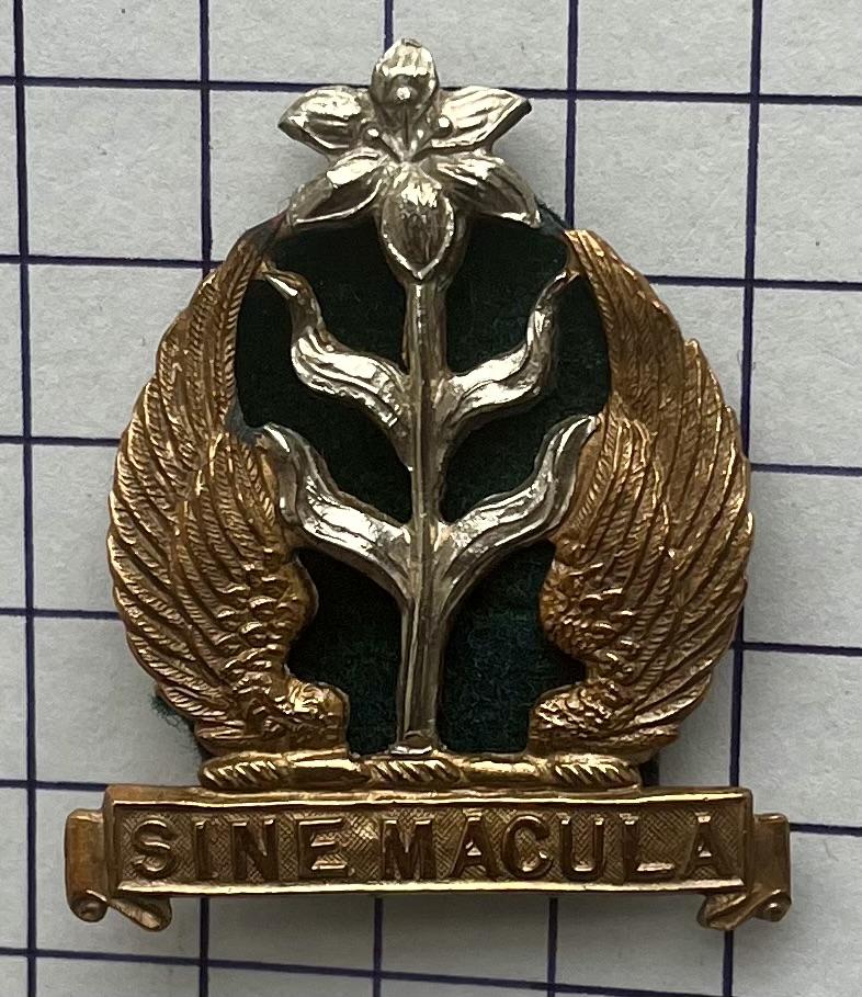 Mount St.Mary's College Officer Training Corps (O.T.C.) Derbyshire Cap Badge