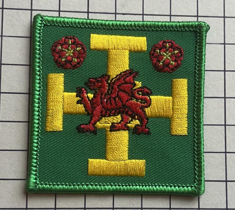 c1995 Wales & Western District Territorial Army (TA) Falkland Islands (FI) Group Arm Patch