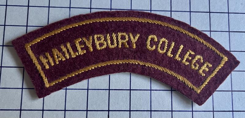 Haileybury College C.C.F. Cloth Shoulder Title