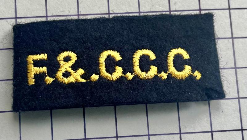 Frimley & Camberley Cadet Corps (FCCC) Surrey Cloth Shoulder Title