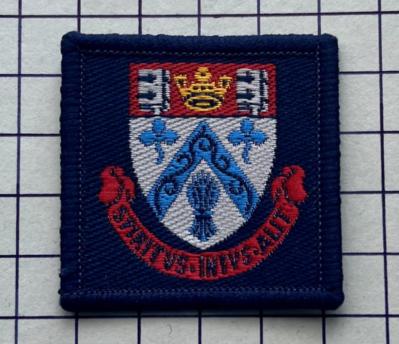 Clifton College Bristol Gloucestershire Combined Cadet Force (CCF) Cloth Beret cap Badge