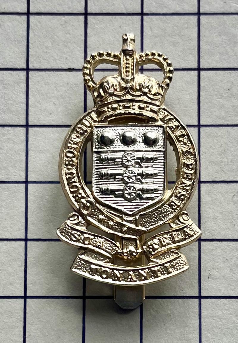 c1953-93 Royal Army Ordnance Corps (RAOC) Anodised Aluminium Cap Badge