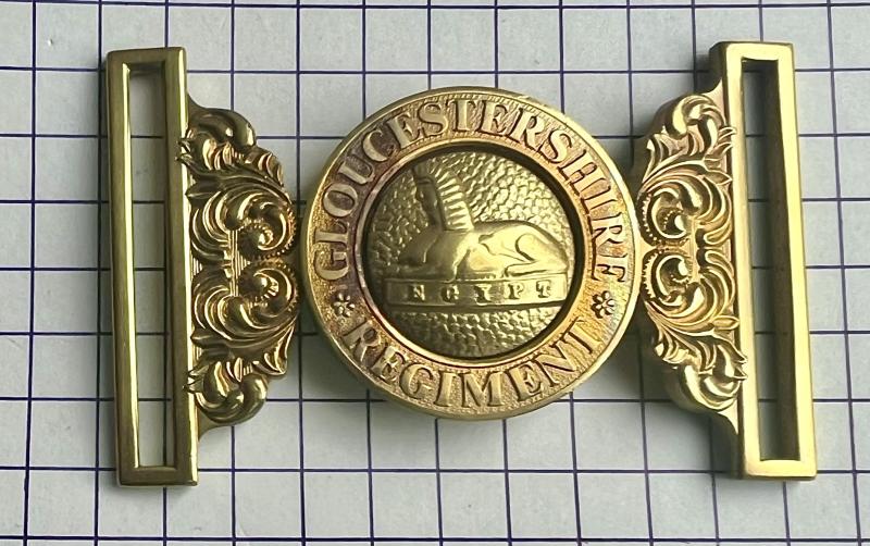 c1990-94 Gloucestershire Regiment Other Ranks' (ORs) Brass Waist Belt Clasp Buckle