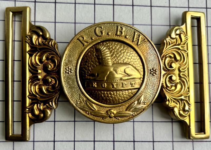 c1994-07 Other Ranks (ORs) Royal Gloucestershire Berkshire Wiltshire Regiment (RGBW) Waist Belt Clasp Buckle