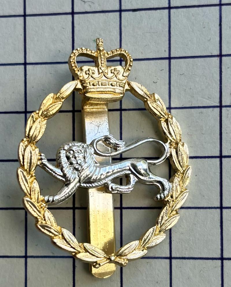 King's Own Royal Border Regiment (KORBR) Staybrite Anodised Aluminium Cap Badge