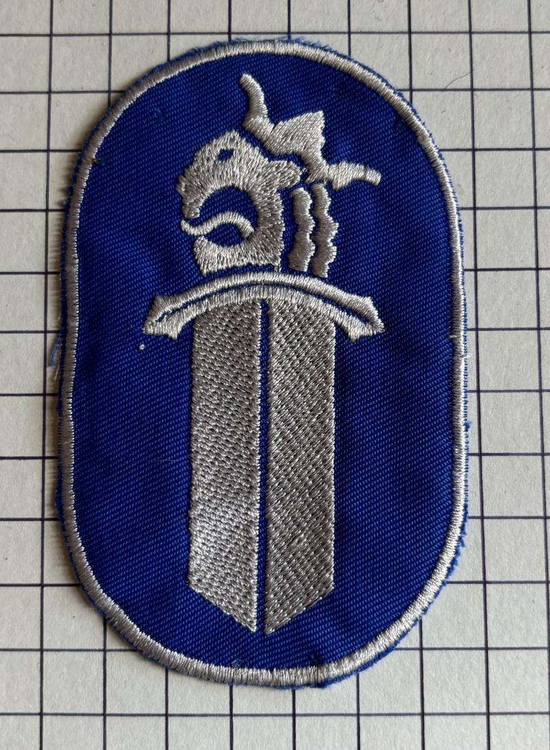 Finnish Police Cloth Arm Patch Badge