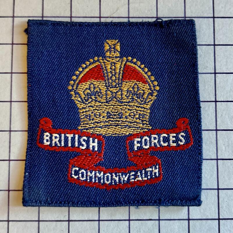 c1945-52 British Commonwealth Forces Formation Sign Patch Badge