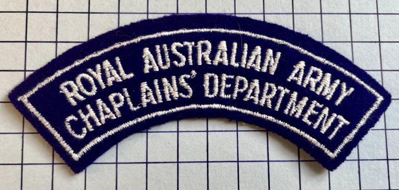 Royal Australian Army Chaplains' Department Cloth Shoulder Title