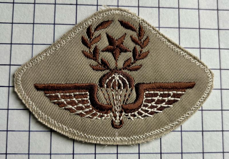 Greece Greek Desert Pattern Airborne Paratrooper Master Grade Army Parachute Wings