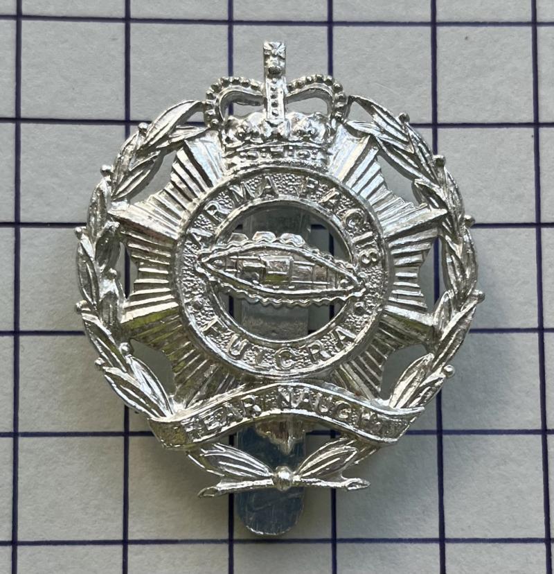 North Somerset and Bristol Yeomanry Anodised Staybrite army cap badge