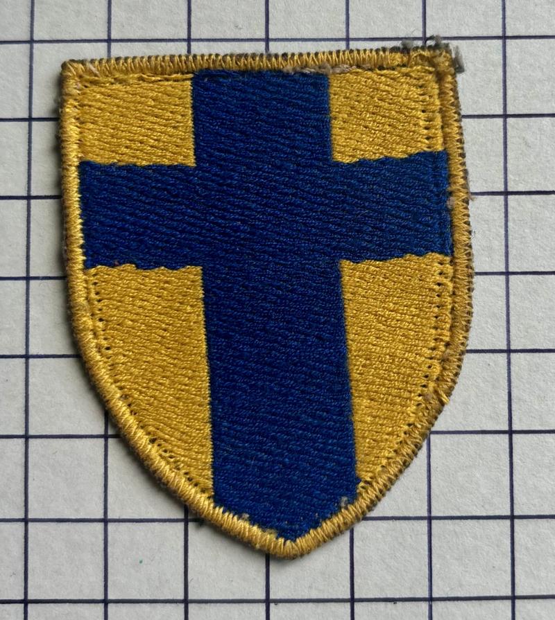 HQ British Troops in the Low Countries Hamburg (BAOR) and Rhine District Cloth Formation Sign Patch