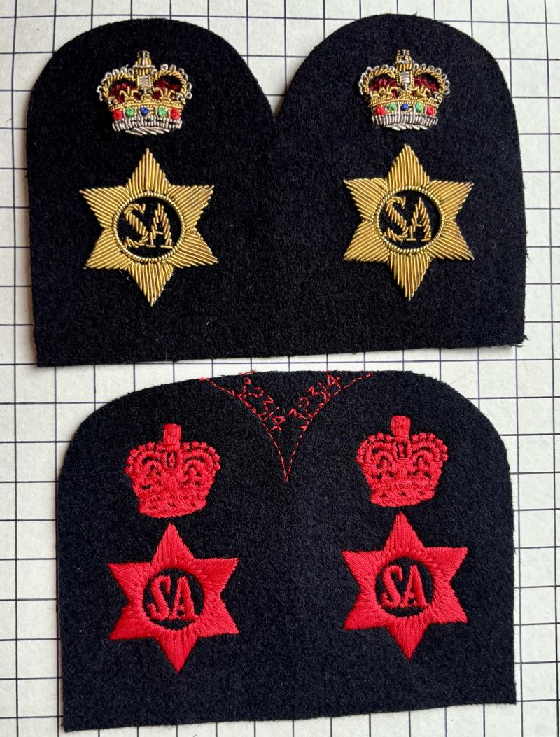 Stores Assistant (Logistics) Royal Navy (RN) Petty Officer 2x pair of Patches Un-Cut