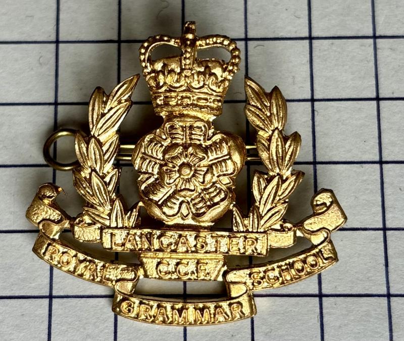 Lancaster Lancashire Royal Grammar School (L.R.G.S.) Combined Cadet Force (CCF) Cap Badge