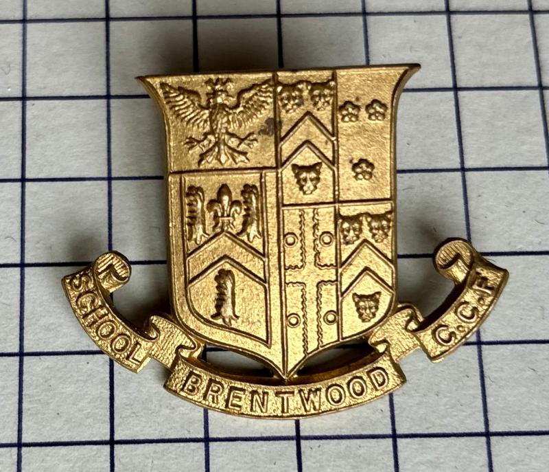 Brentwood School Essex Combined Cadet Force (CCF) Cap Badge