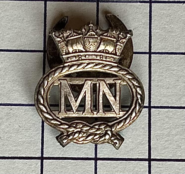 cWW2 Merchant Navy Official Issue MN War Service Badge